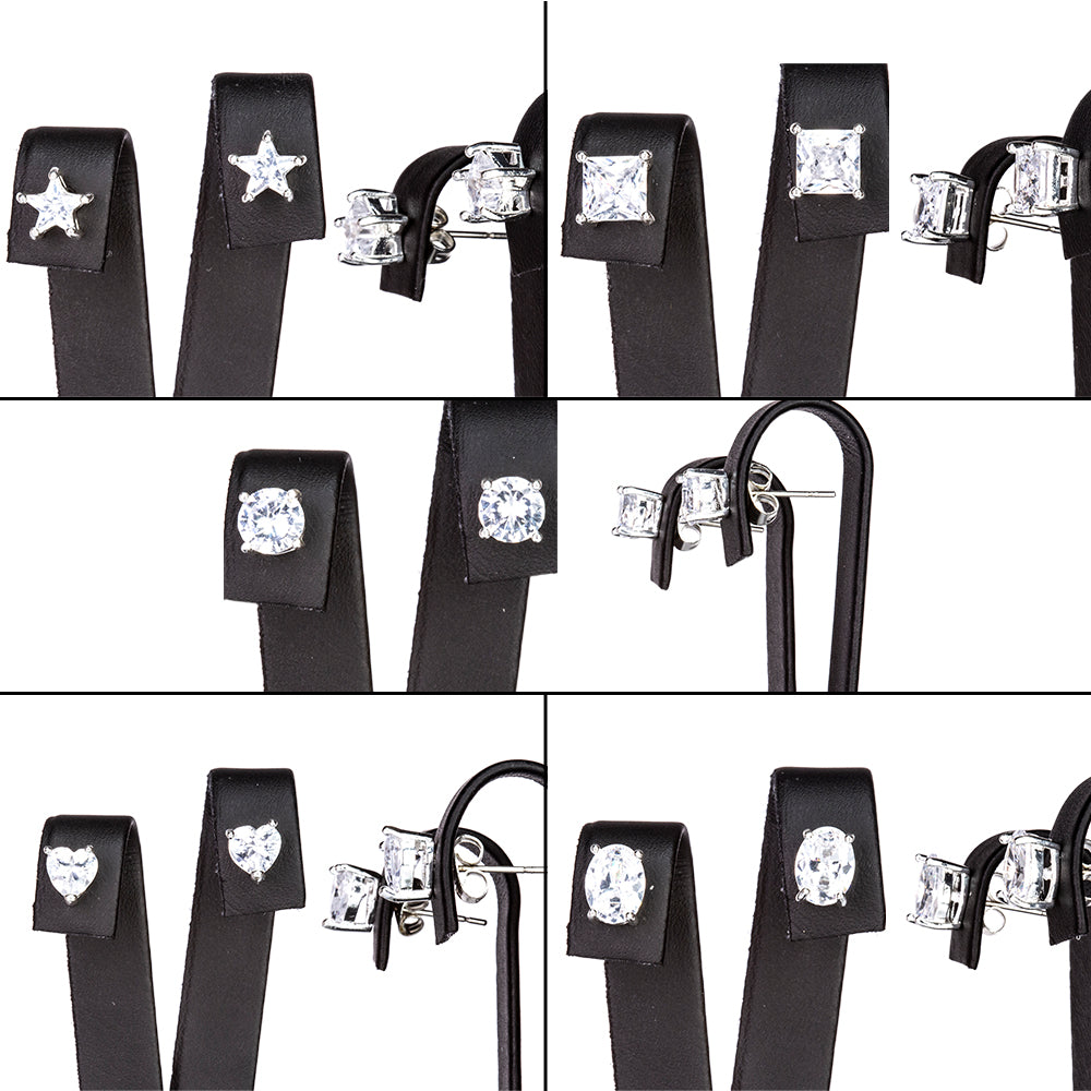 Schmuckgarnitur aus aus goldplattierter Legierung mit weißem Emporia® Kristall