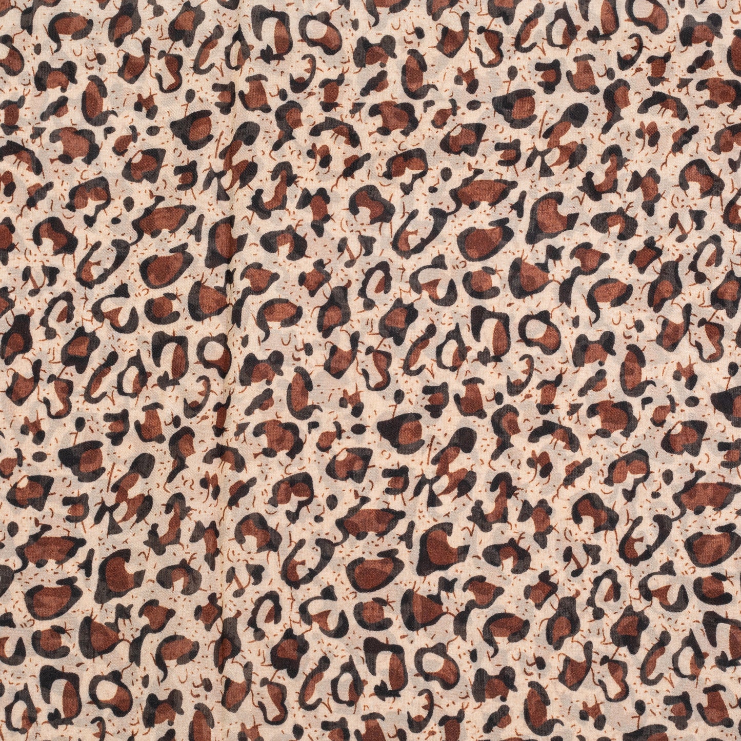 100% Polyester Fashion Scarf, Size: 160 cm x 70 cm, Wash in Machine 30 degrees, Color: GIRAFFE BROWN