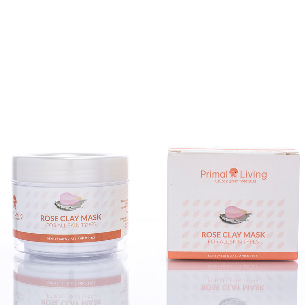 NATÜRLICHE TONERDE-MASKE - ROSE (100ML)