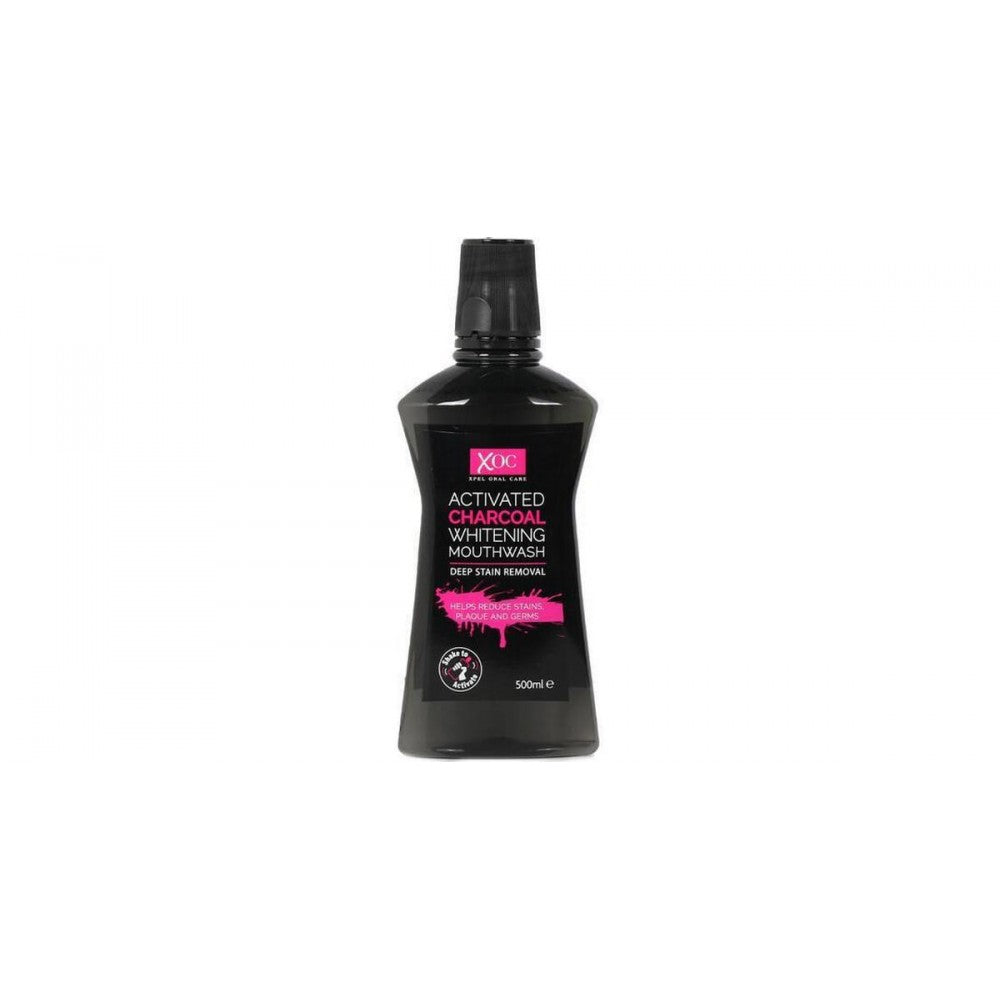 XOC Zahnaufhellende Mundspülung mit Aktivkohle