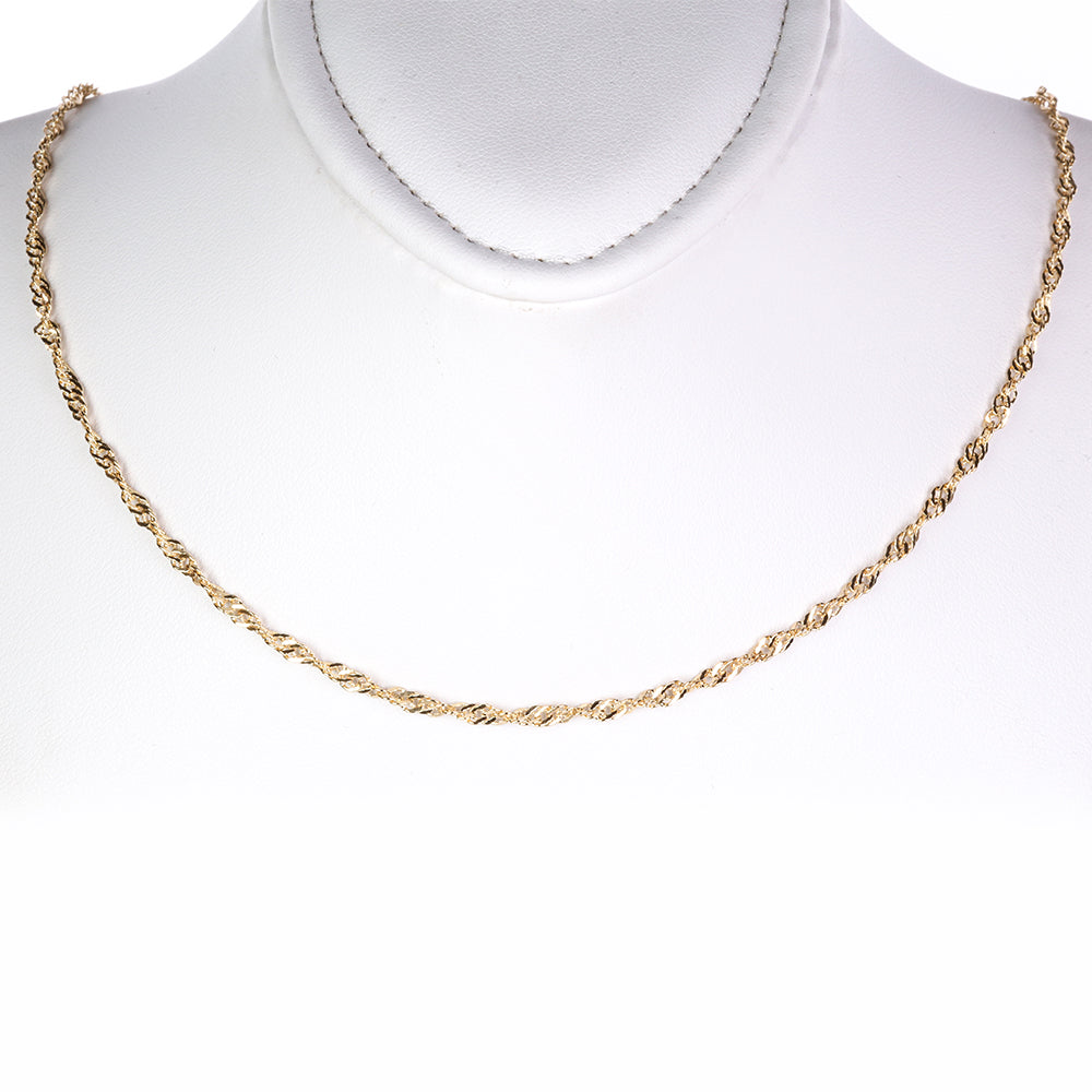 Schmuckgarnitur aus aus goldplattierter Legierung mit Glasperle