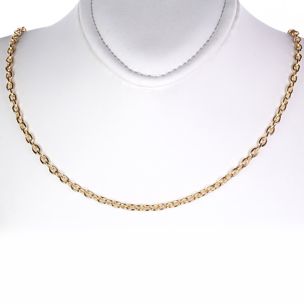 Schmuckgarnitur aus aus goldplattierter Legierung mit Glasperle