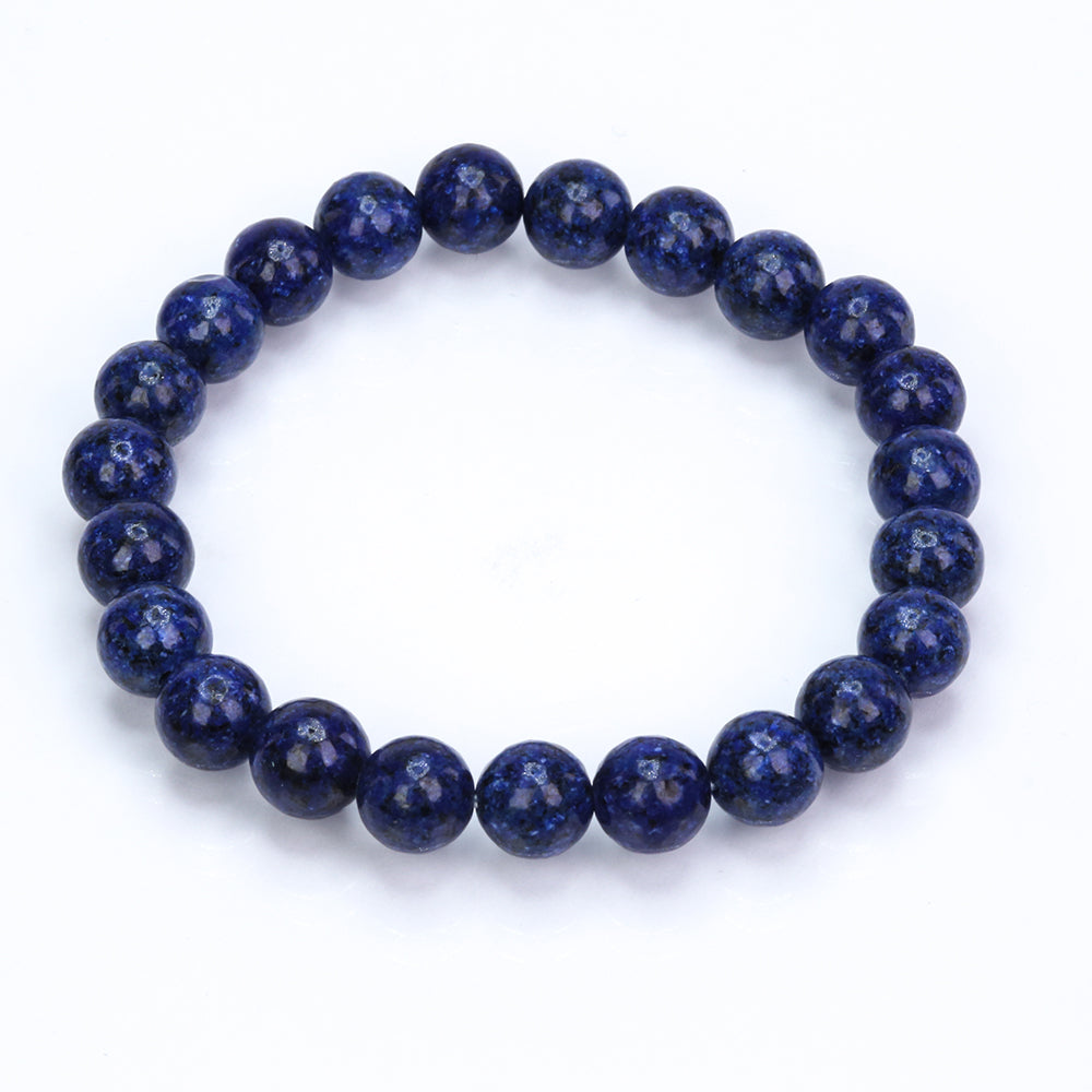 Schmuckgarnitur aus künstlicher Perle mit Malachit und Lapislazuli 2