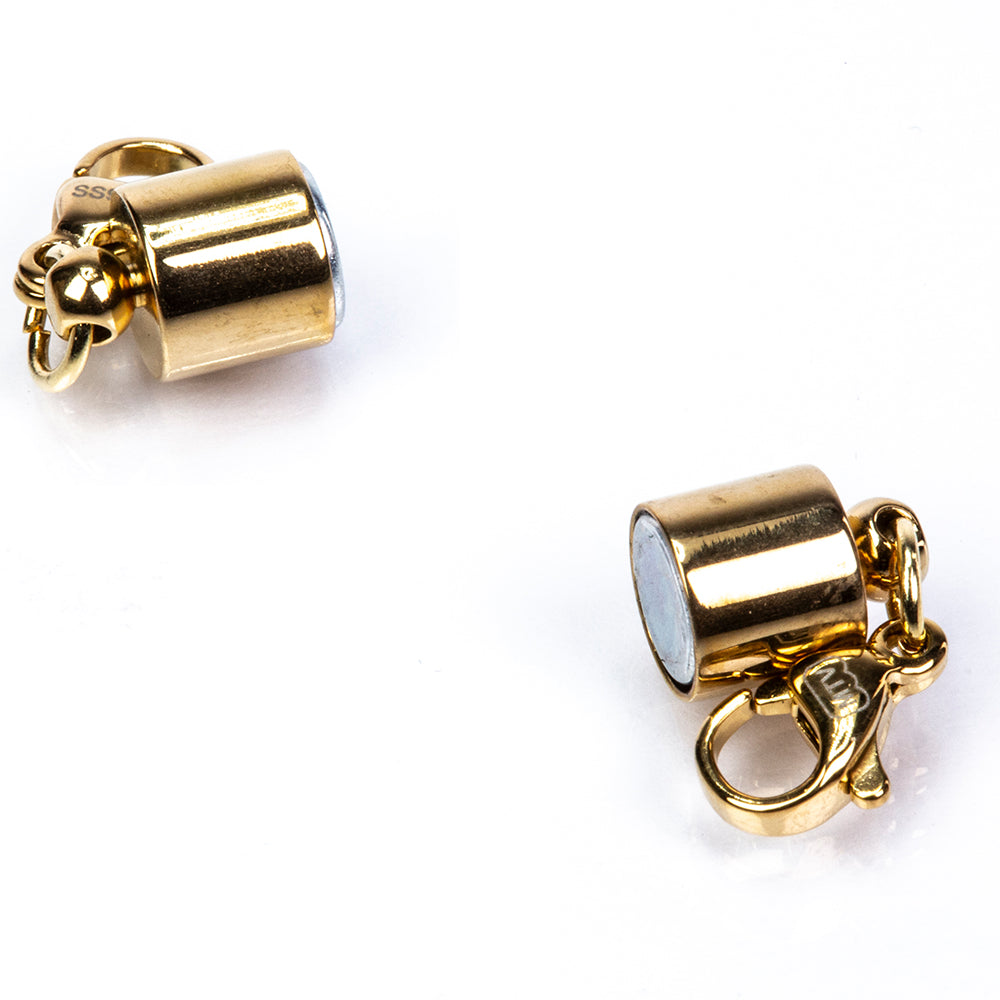 Magnetverschluss aus goldplattiertem Silber