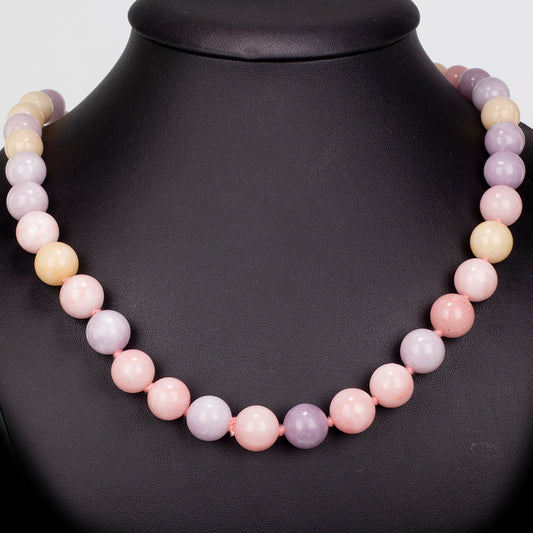 künstlicher Perle Halskette mit Jade