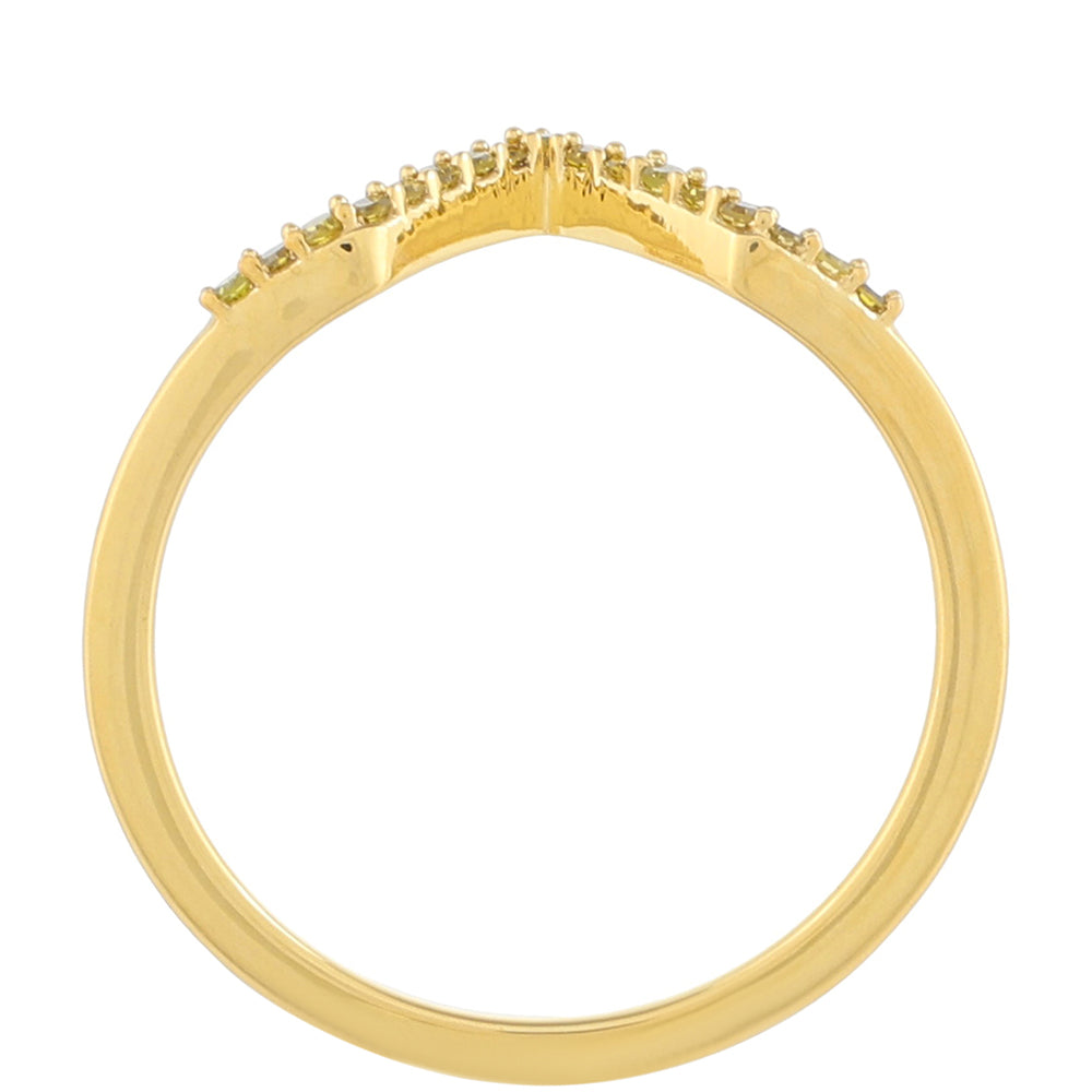 schmuckgarnitur aus Goldplattierte Silber mit Veroneser grüner Diamant