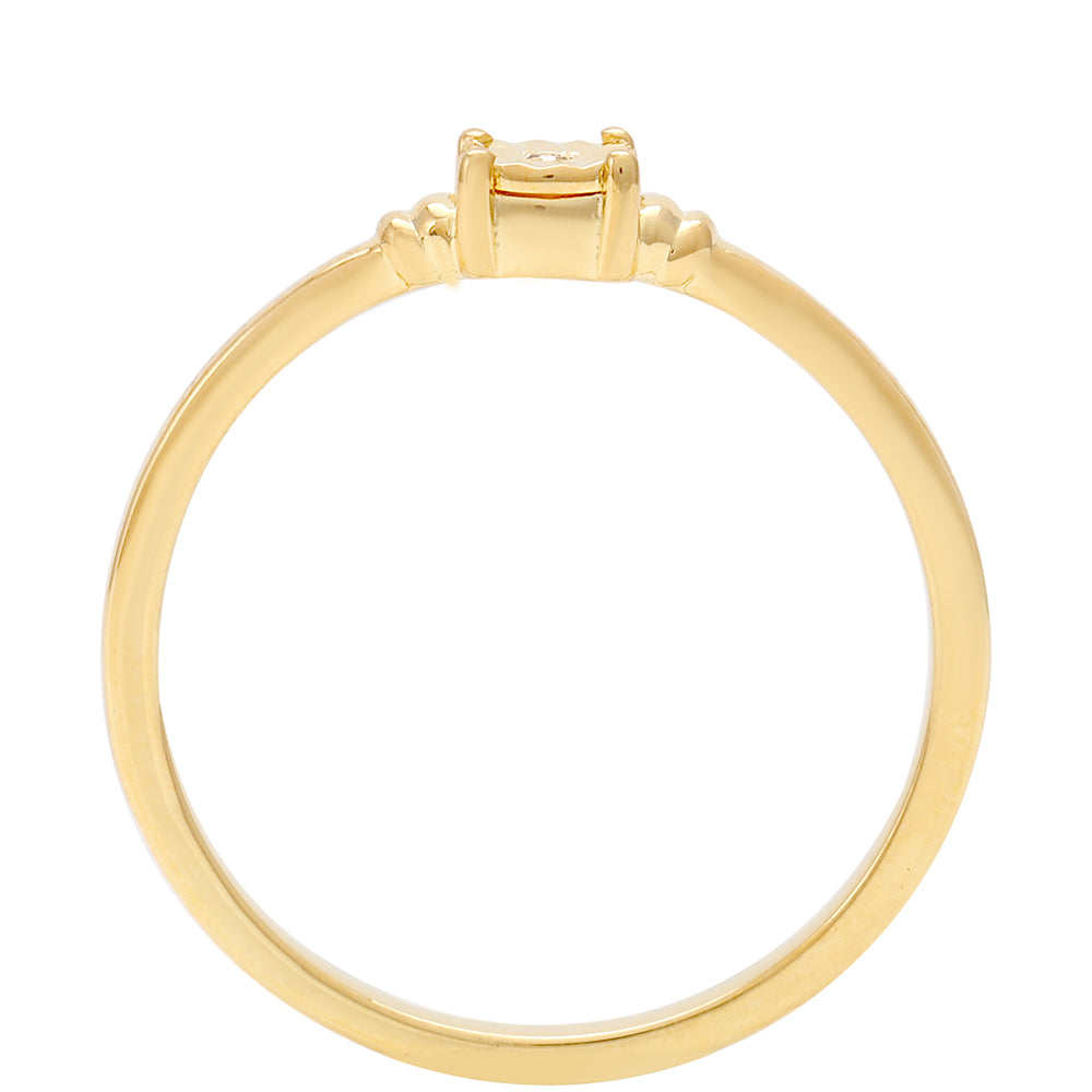 schmuckgarnitur aus Goldplattierte Silber mit rotem Diamant