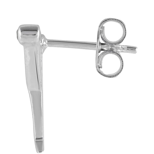 Silberohrringe mit Chromdiopsid und weißem Topas