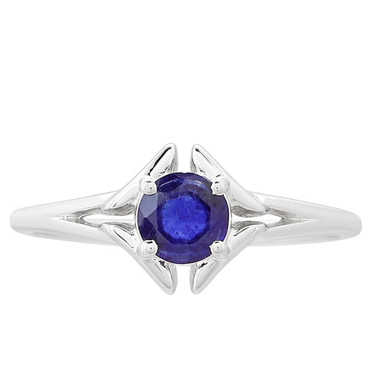 Silberring mit Thai Saphir