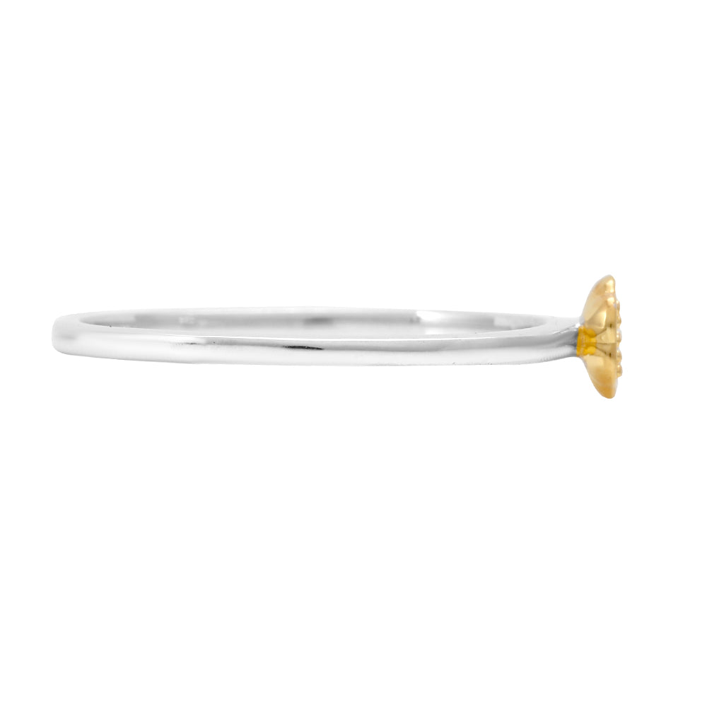 Silberring mit Veroneser grüner Diamant