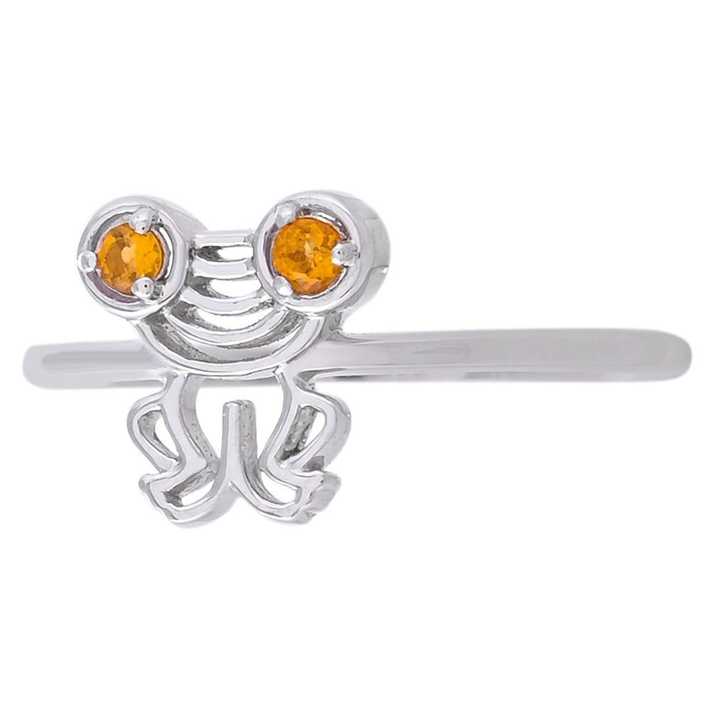 Silberring mit Zitrin