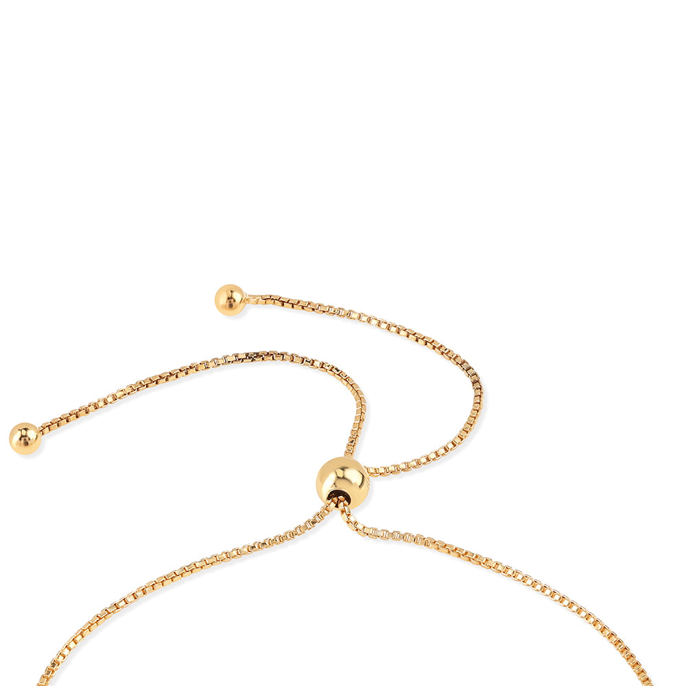 Goldplattiertes Silberarmband mit Rubin aus Mosambik