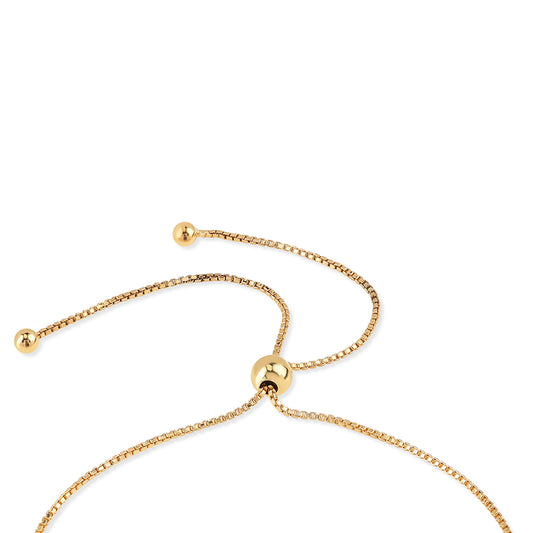 Goldplattiertes Silberarmband mit Regenbogenmondstein - Klasse AA