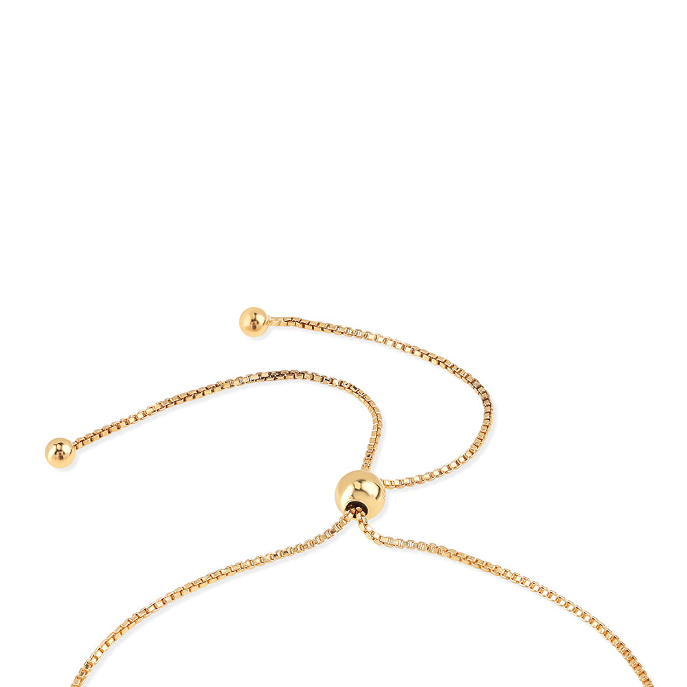 Goldplattiertes Silberarmband mit Rubin aus Mosambik und weißem Topas