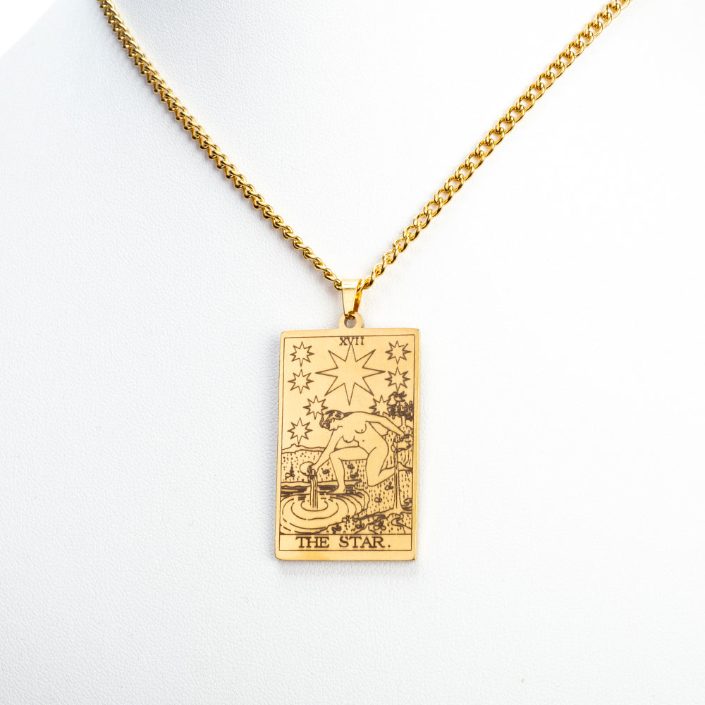 Halskette aus goldplattierter Legierung