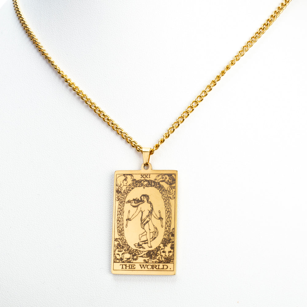 Halskette aus goldplattierter Legierung