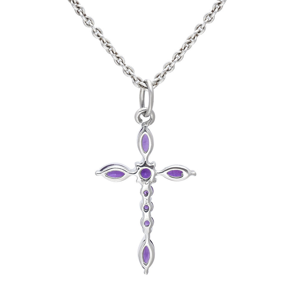 Silberanhänger mit marokkanischem Amethyst