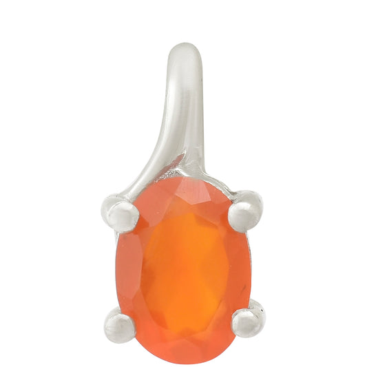 Silberanhänger mit rotem Achat