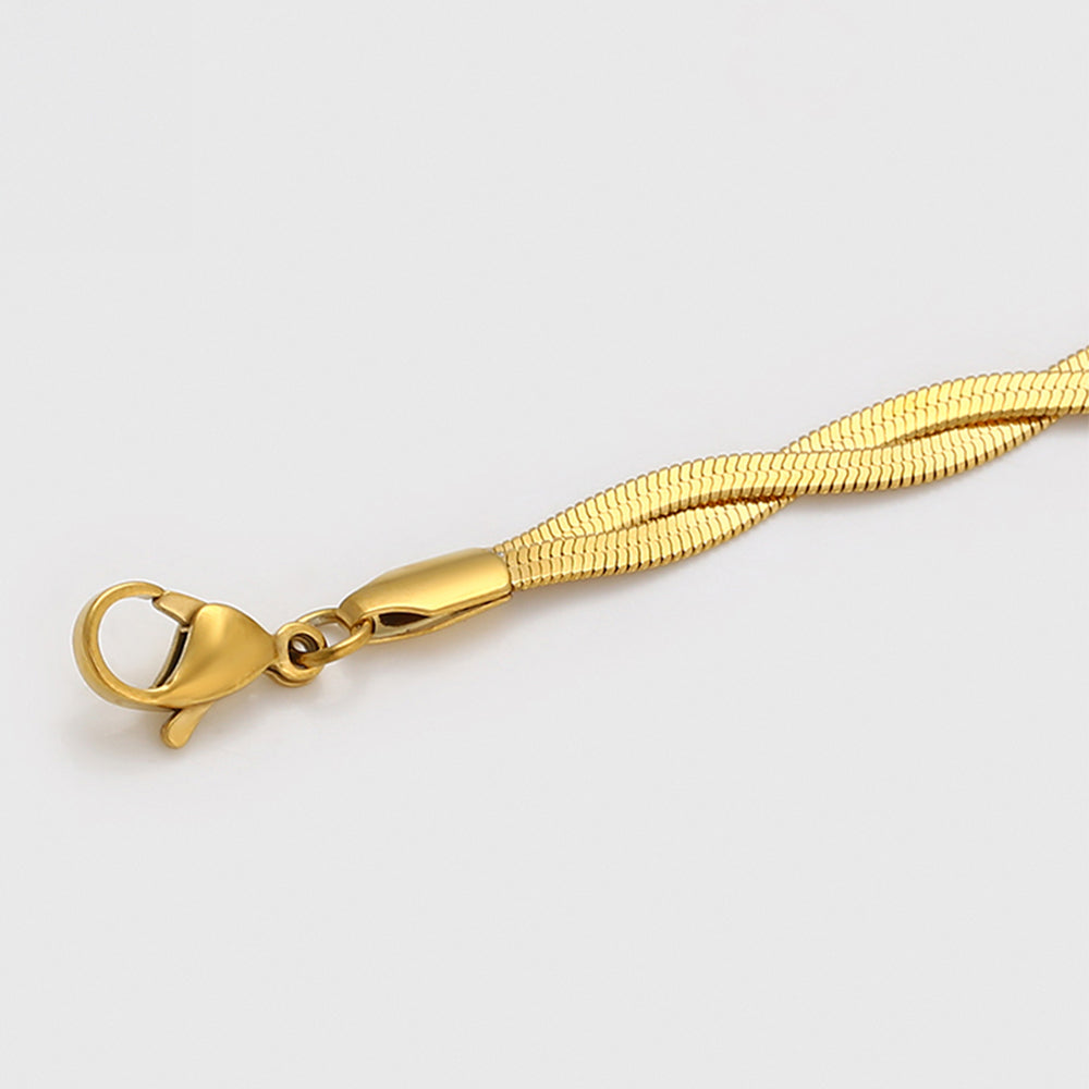 Armband aus goldplattiertesr Legierung