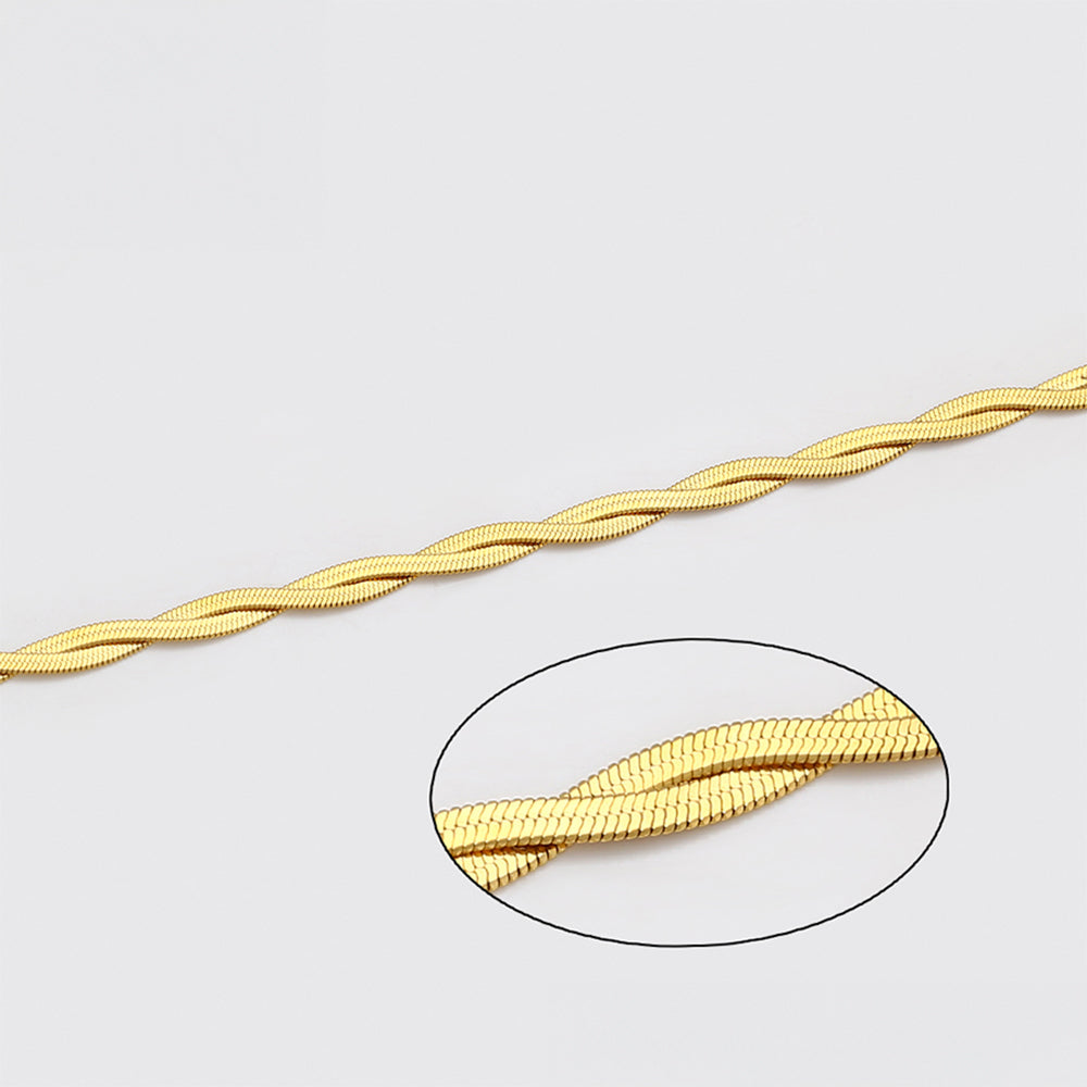 Armband aus goldplattiertesr Legierung
