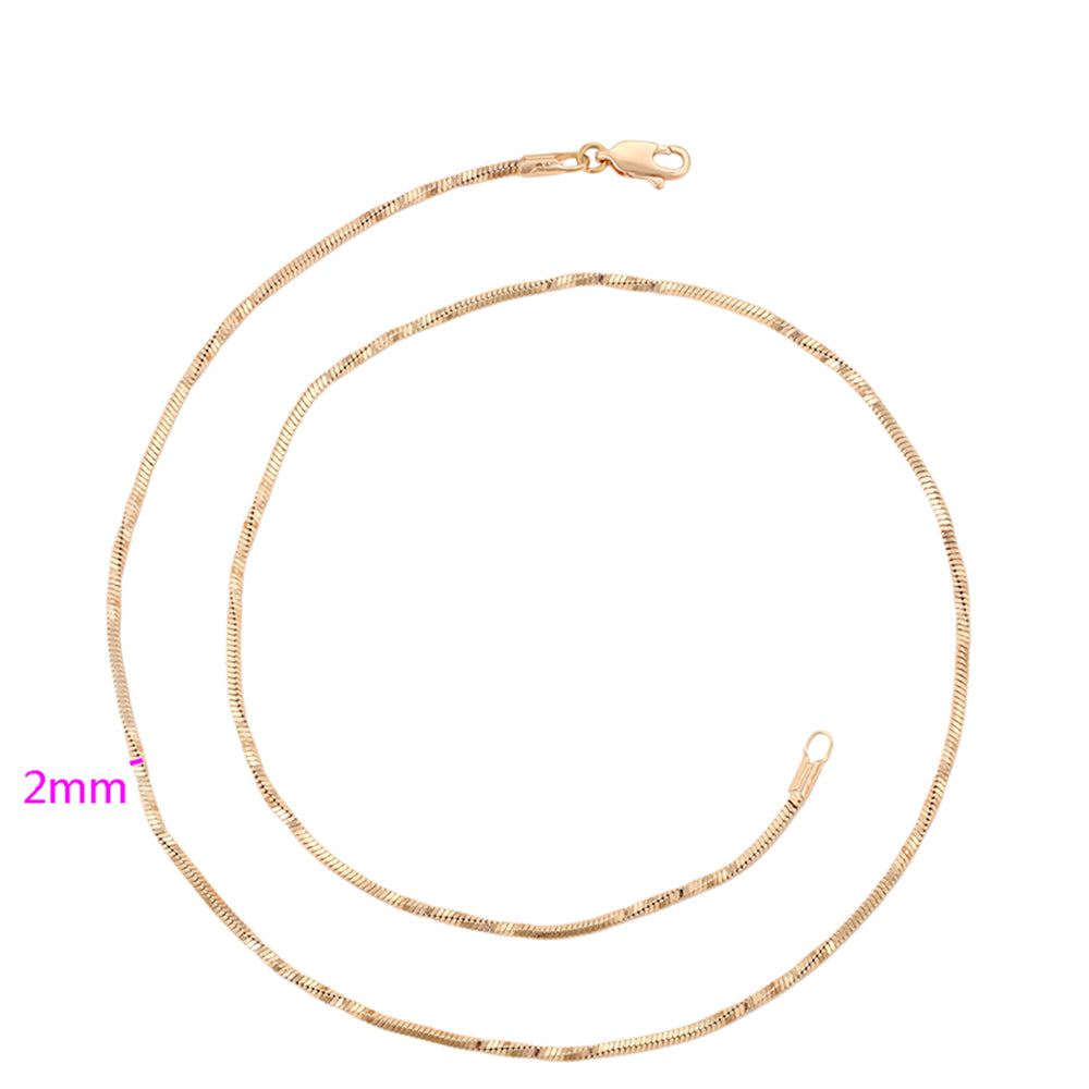 Halskette aus goldplattierter Legierung