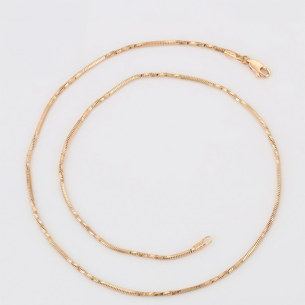 Halskette aus goldplattierter Legierung