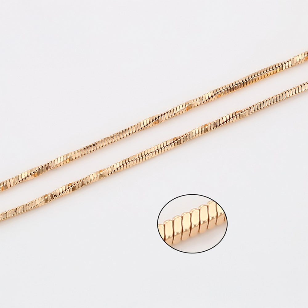 Halskette aus goldplattierter Legierung