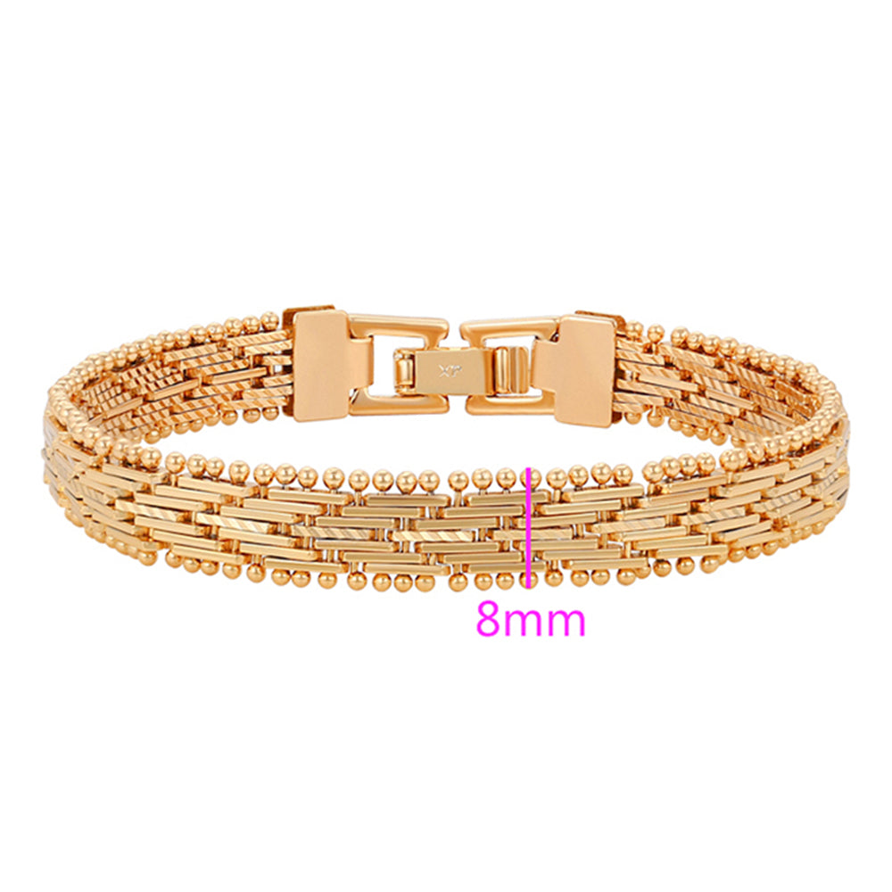 Armband aus goldplattiertesr Legierung