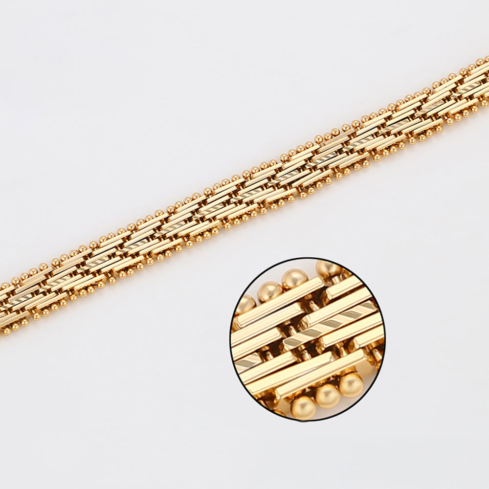 Armband aus goldplattiertesr Legierung