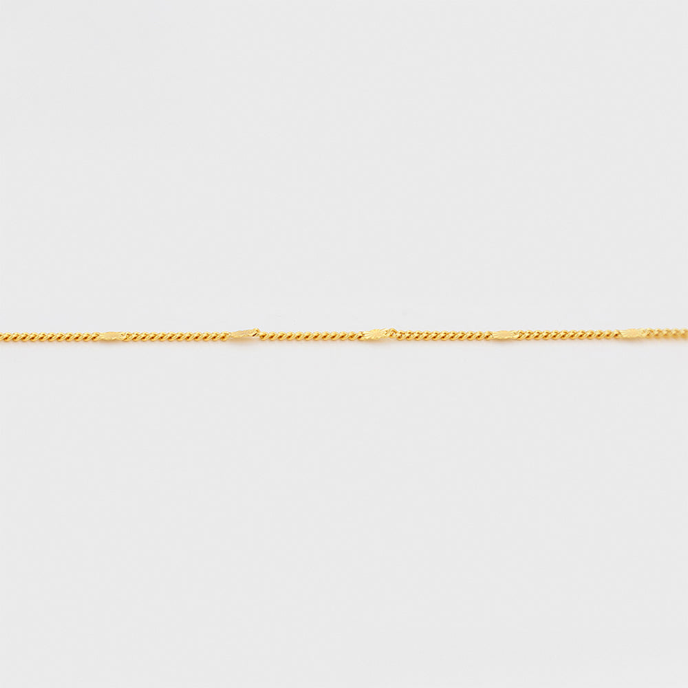 Halskette aus goldplattierter Legierung