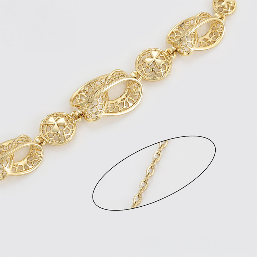 Armband aus goldplattiertesr Legierung