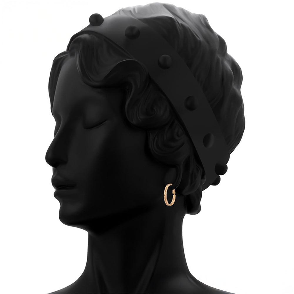 Ohrringe aus goldplattierter Legierung