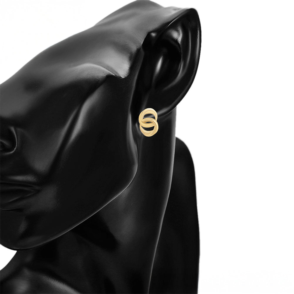 Ohrringe aus goldplattierter Legierung