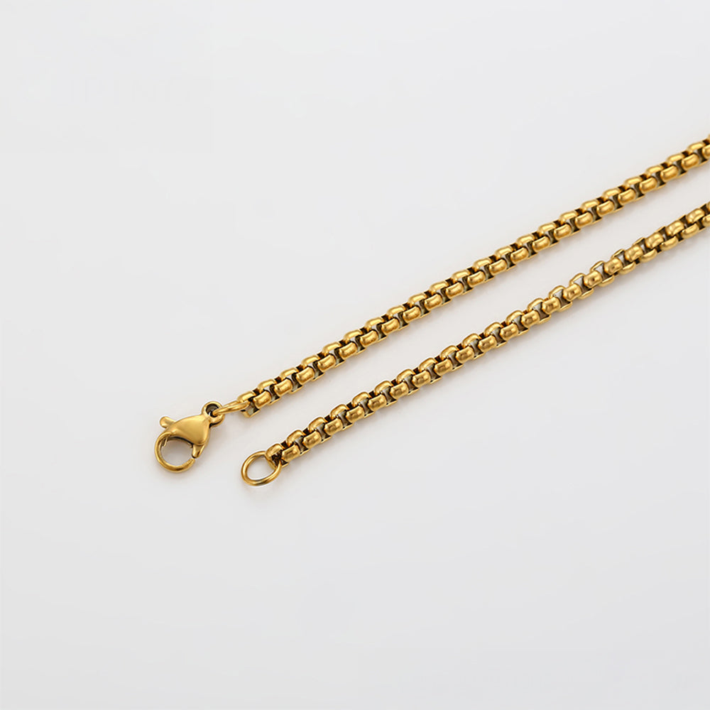 Halskette aus goldplattierter Legierung