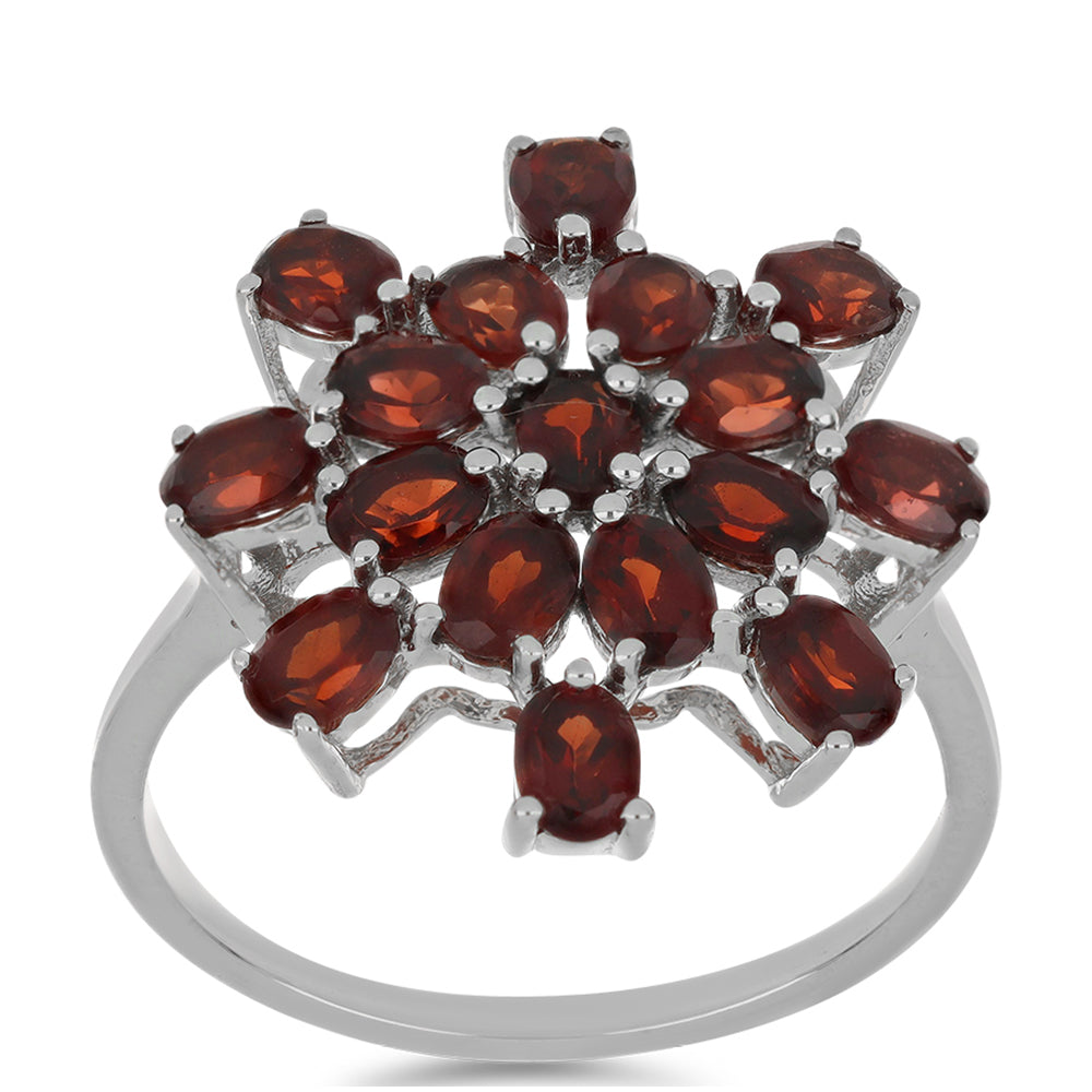 Silberring mit Barton Granat