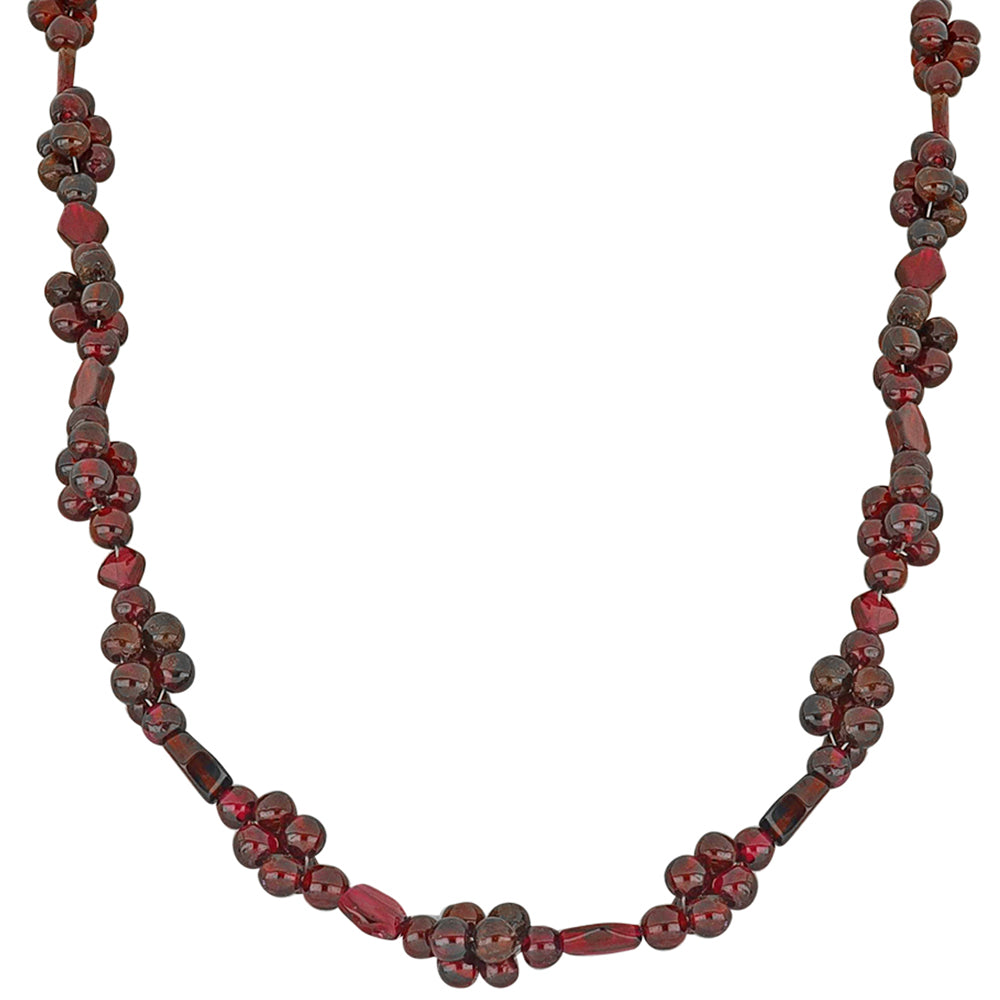 Silberhalskette mit Barton Granat