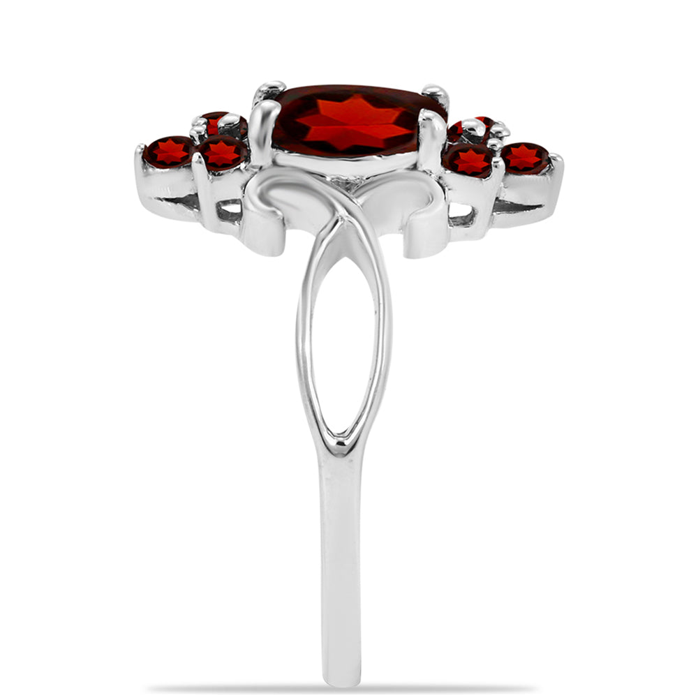 Silberring mit Barton Granat