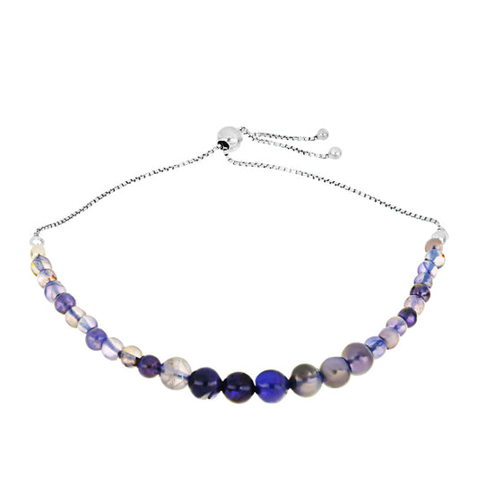 Silberarmband mit Iolith