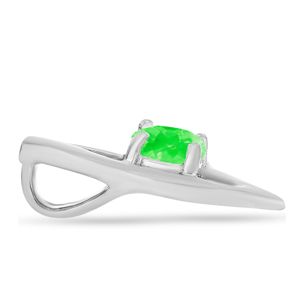 Silberanhänger mit Hyalit-Opal