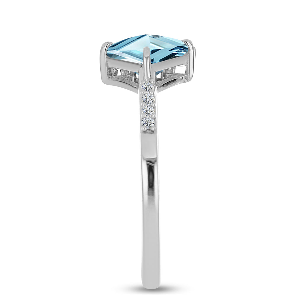 Silberring mit marokkanischem Amethyst und grünem Achat