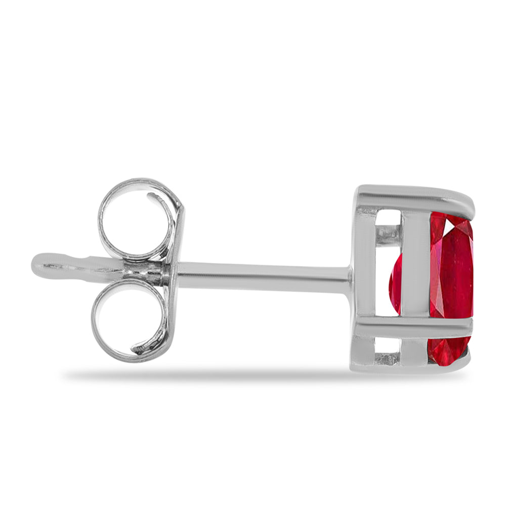 Silberohrringe mit rotem Achat