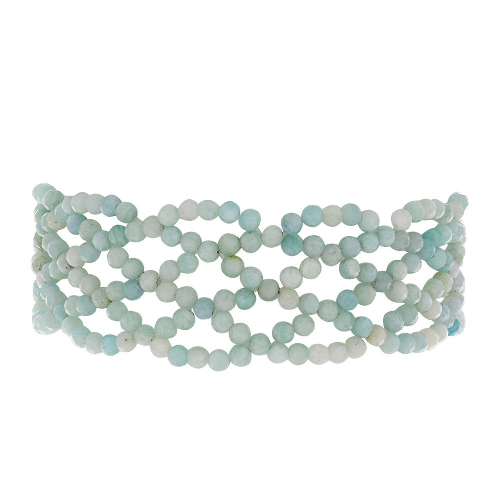 Nugget Armband mit Amazonit