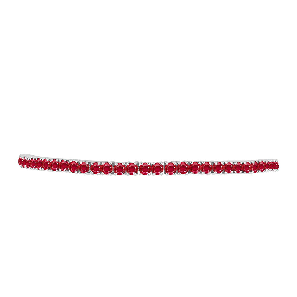 Silberarmband mit rotem Achat