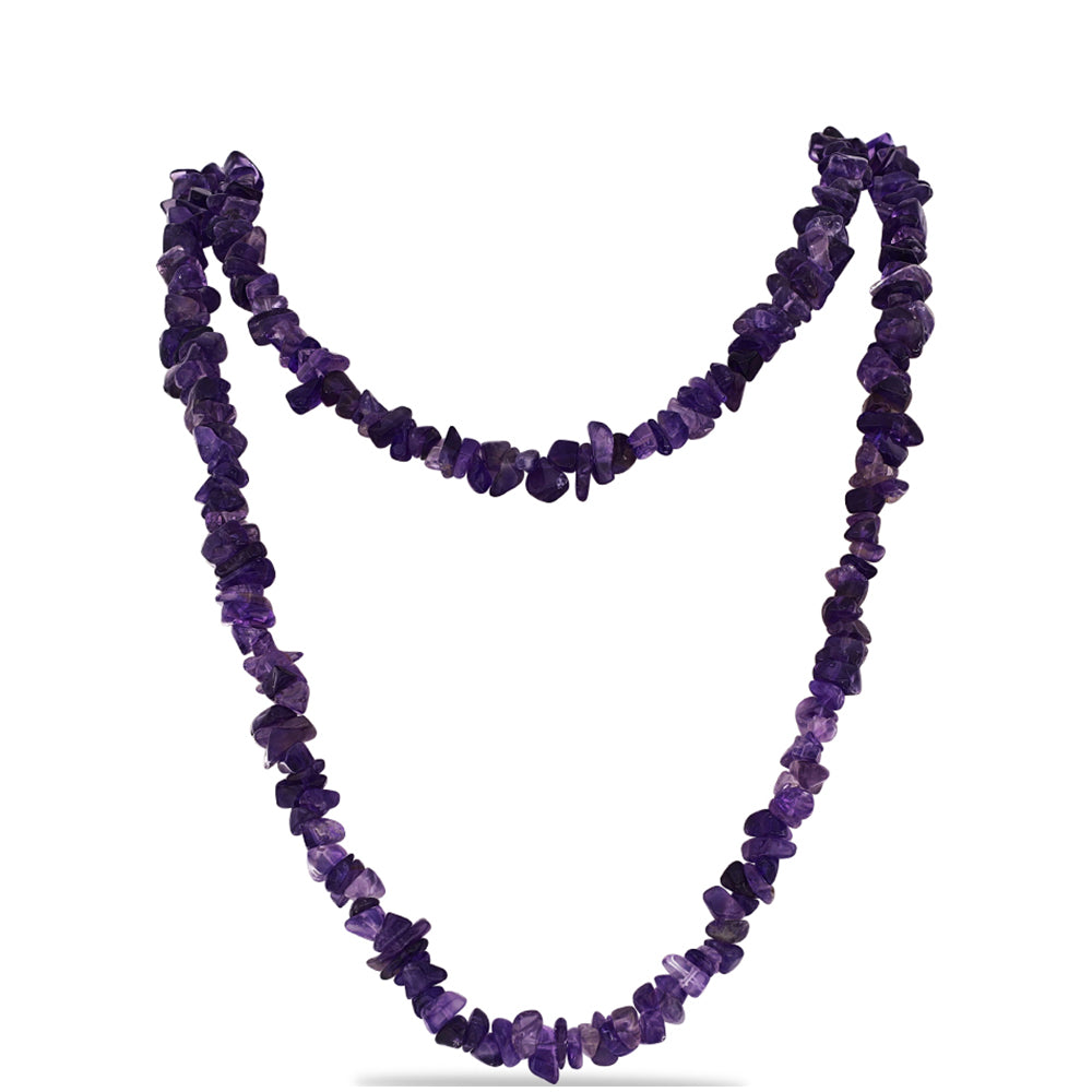Nugget Halskette mit marokkanischem Amethyst