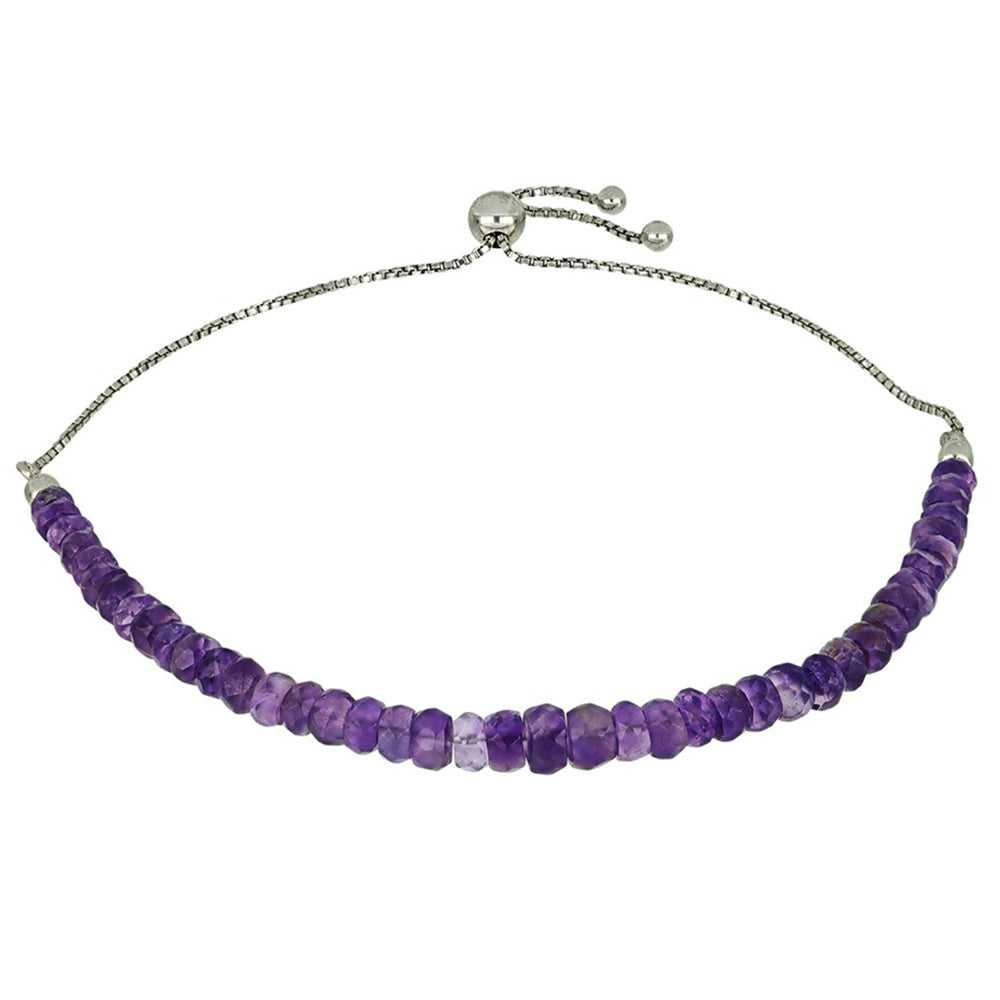 Silberarmband mit marokkanischem Amethyst