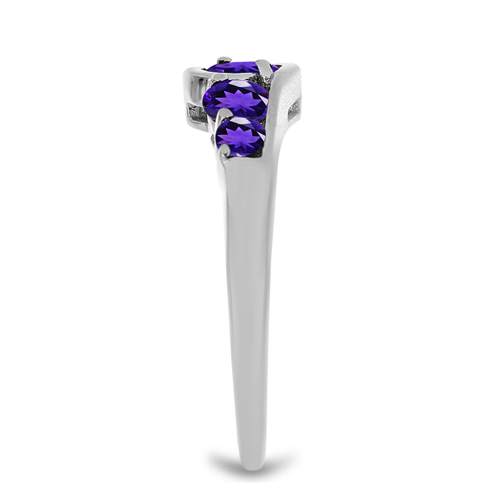 Silberring mit marokkanischem Amethyst