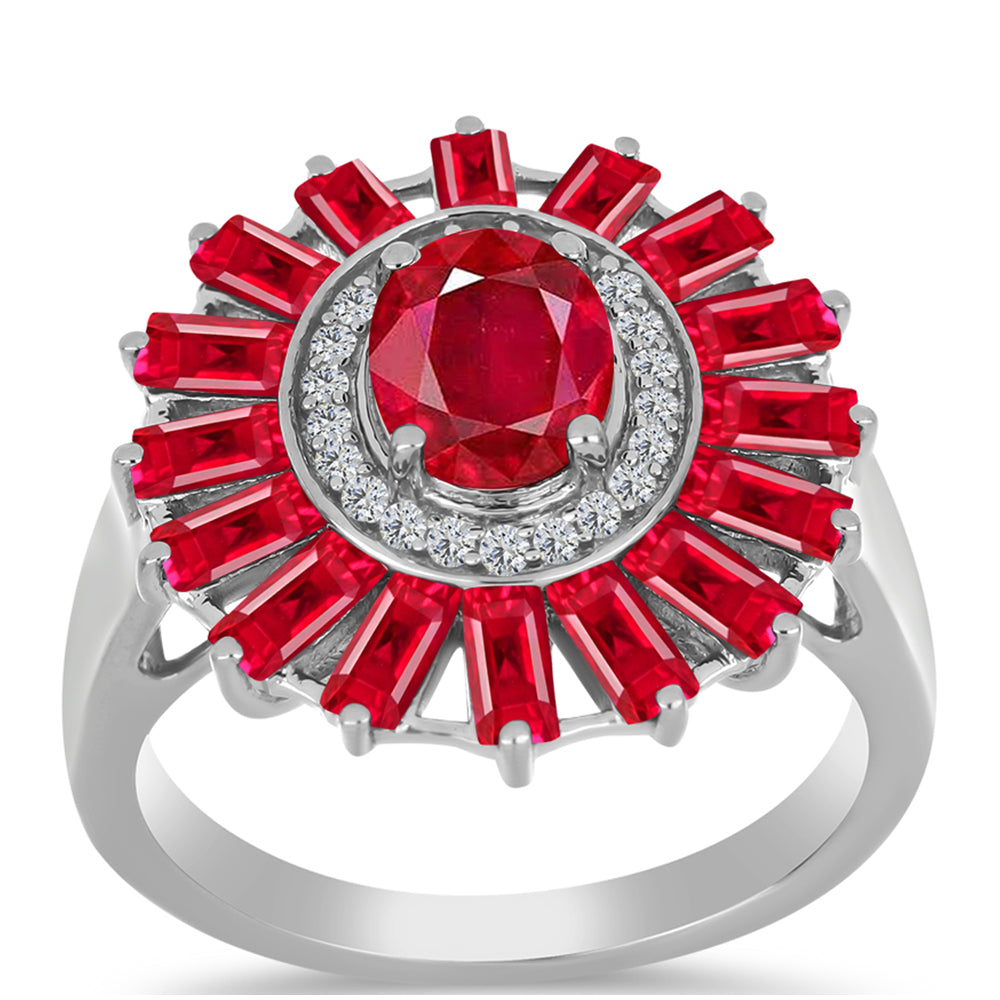 Silberring mit rotem Achat