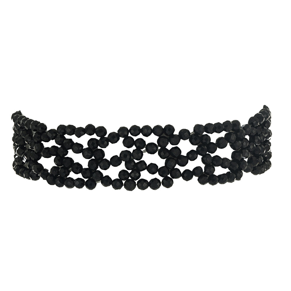 Nugget Armband mit schwarzem Spinell