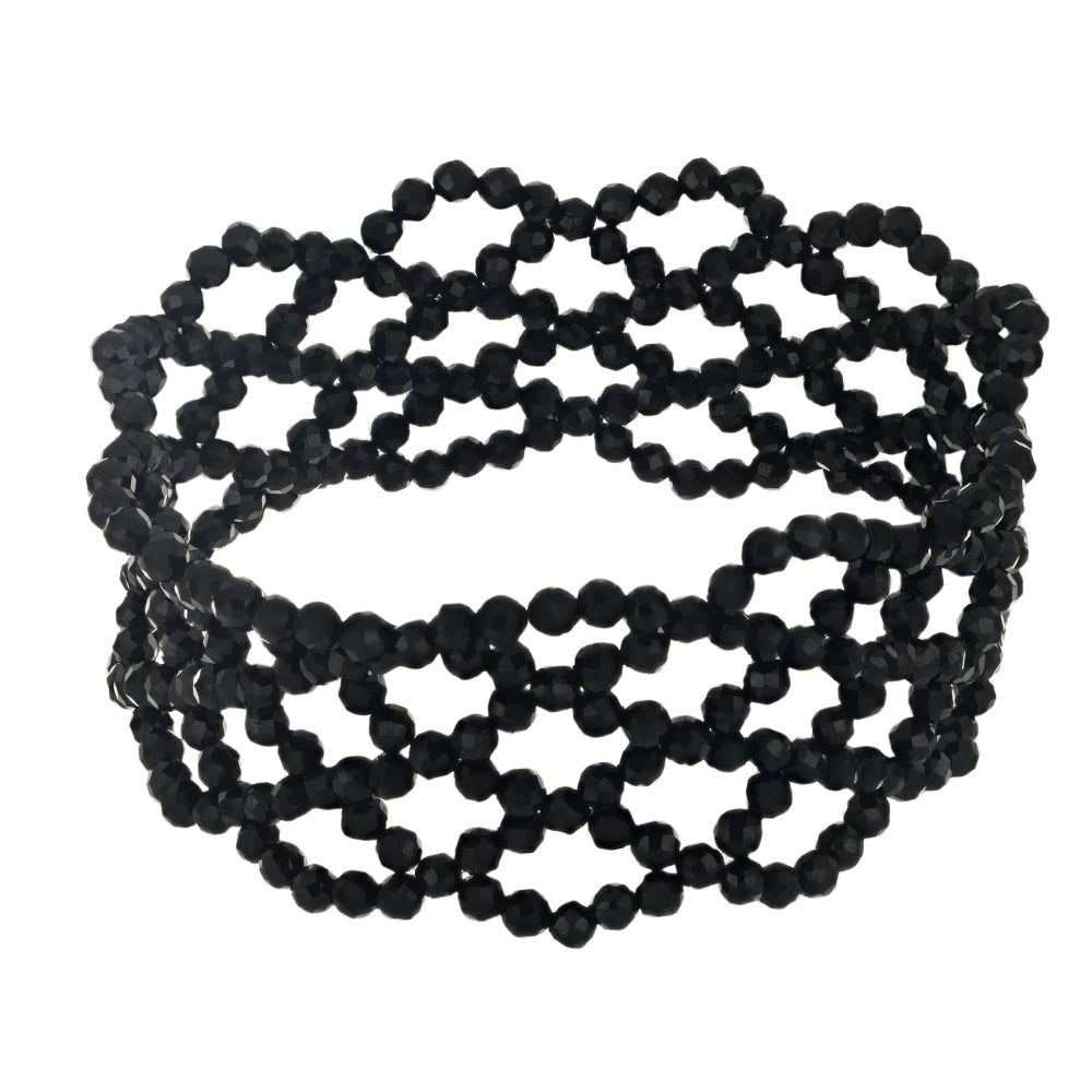 Nugget Armband mit schwarzem Spinell