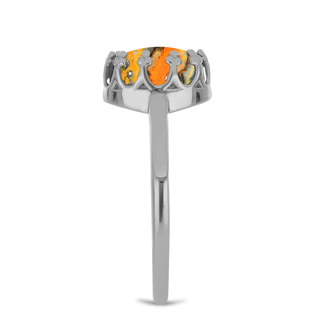 Silberring mit Hummeljaspis